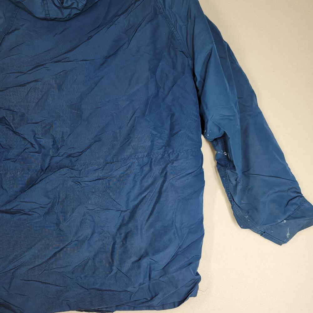 Vintage Woolrich Rain Jacket Medium Mens Windbreaker Zip Hooded Gorpcore Retro - Picture 11 of 16